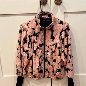 Zara Pink Floral Jacket
